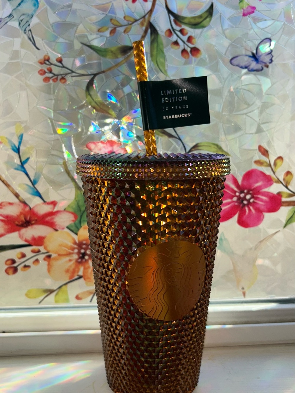 Starbucks 50th Anniversary Honeycomb Studded Tumbler